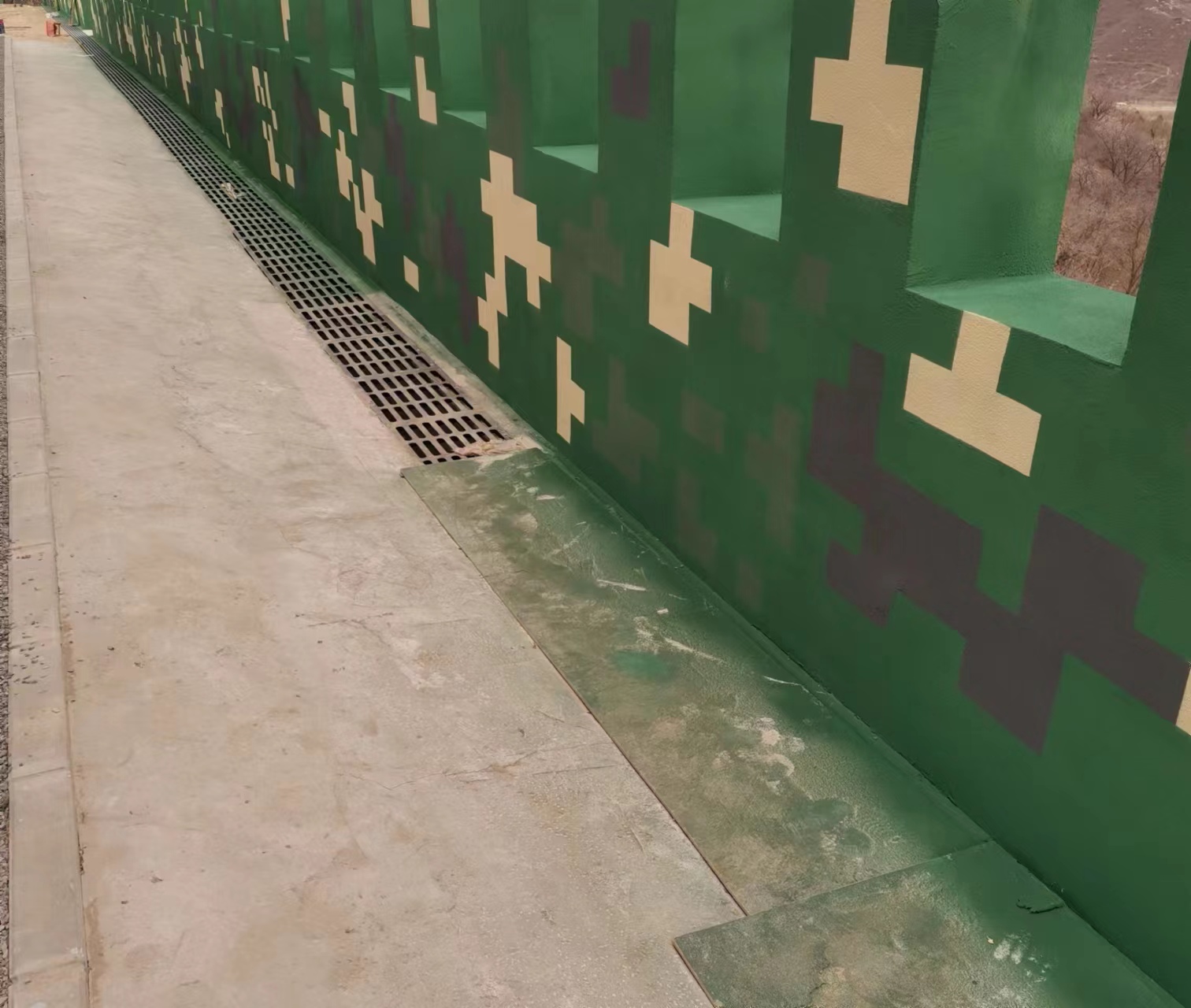 天津围墙迷彩喷涂,数迷彩漆